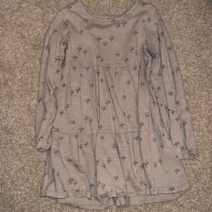 Girls 5T Dress with Mushrooms